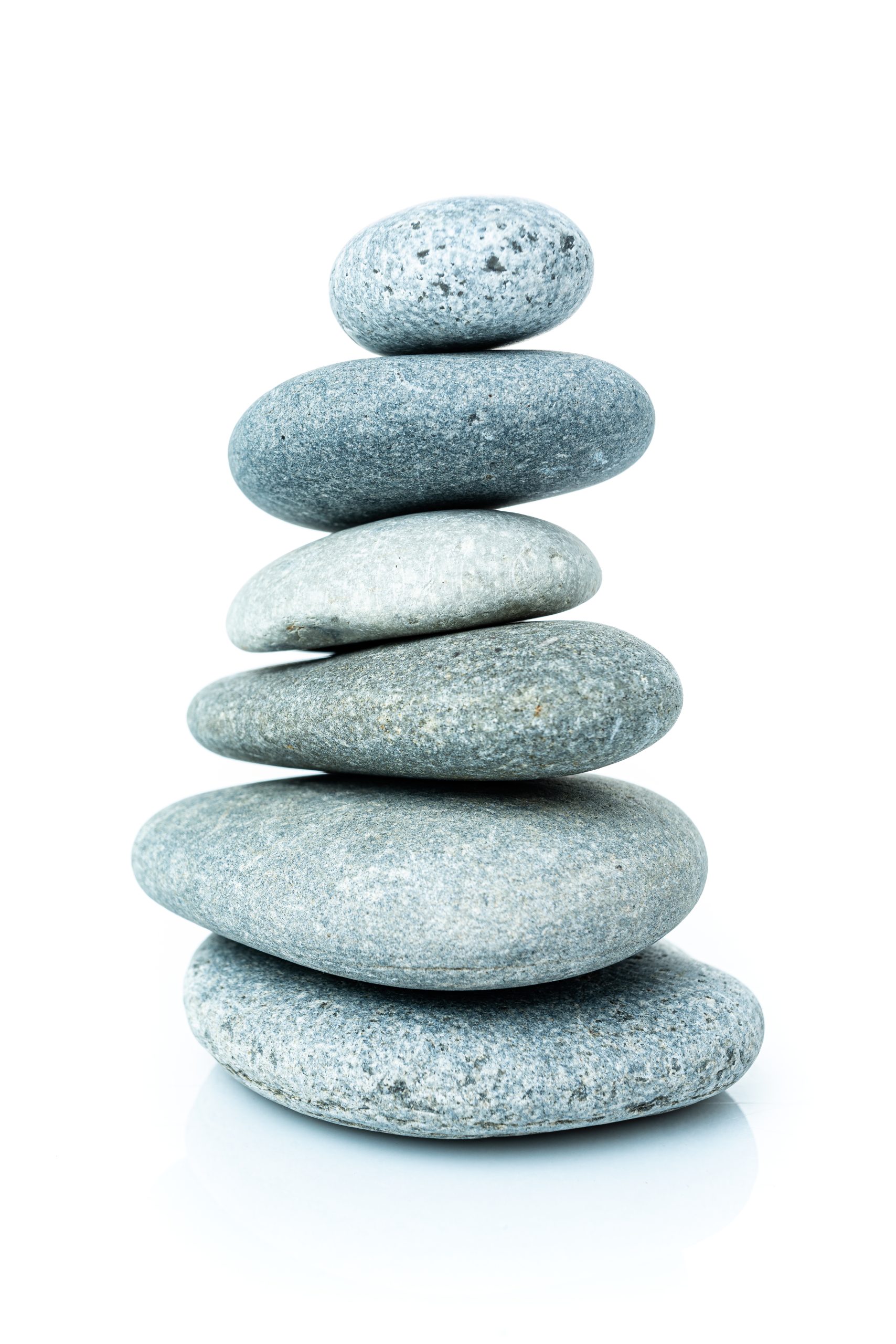 spa stones isolated on white background spa stones isolated on white background